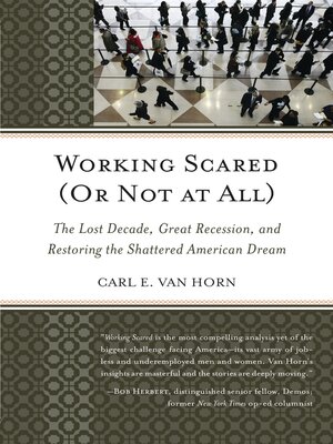 cover image of Working Scared (Or Not at All)
